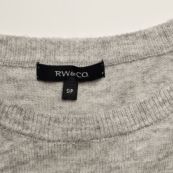 RW & Co Women's Wool Blend Ruffle Sweater Dress Size S - Picture 5 of 5